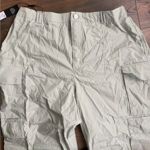 NWT- Fashion Nova Sage Cargo Pants